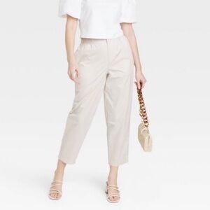 Women’s high rise tapered ankle chino pants - a new day